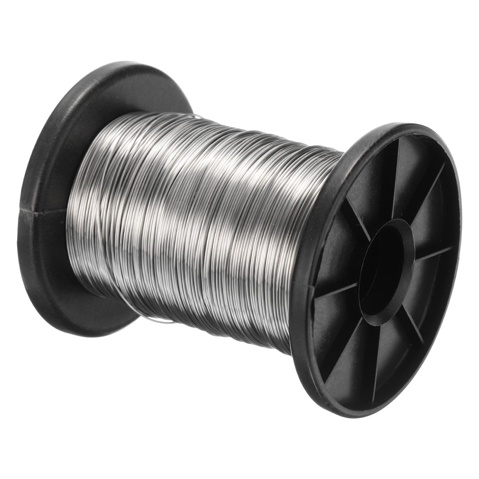 Lot De 4 Bobines De Fil Inoxydable 304 - 0,5 Mm X 100 M Total (3 Argent, 1 Cuivre) - Fil Métallique Pour Bijoux, Sculpture, Bricolage Et Jardinage