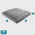 thumbnail image 3 of CordaRoy's Sensory Crash Pad - Sensory Pad for Jumping & Tumbling, Comfortable Sleepovers, Reading, Lounging & More - Soft, Durable Pad for Bedroom, Kids Room, Living Room - Plush Fur - Grey, 3 of 9