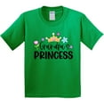 thumbnail image 3 of Inktastic Grandpa's Princess Crown and Flowers Youth T-Shirt, 3 of 5