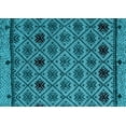 thumbnail image 1 of Ahgly Company Indoor Rectangle Abstract Light Blue Modern Area Rugs, 6' x 9', 1 of 4