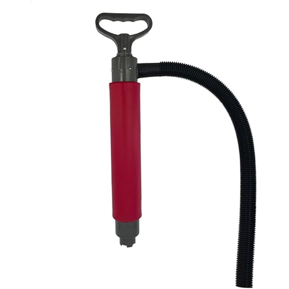 ISURE MARINE hand Red Bilge Pump for Kayak Canoe and Boat,15.7Inch Manual Portable Kayak Hand Water Pumps Portable Sump Pump with Hose