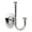 Chrome, variant on Delta Porter 5.98 in. H x 3.78 in. W x 2.95 in. L Brushed Nickel Robe Hook