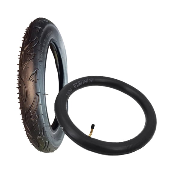 14x2.125 Tire and Inner Tube Set, 14 Inch 2.125 Outer Tire   Inner Tube Replacement for Electric Scooter, E-Bike, Bicycle, Anti-Slip Wear-Resistant
