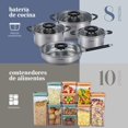 thumbnail image 2 of Bateria de Cocina Tricapa Set Contenedores Hermeticos 18pzas ColorHome COMBO-CH-10, 2 of 10