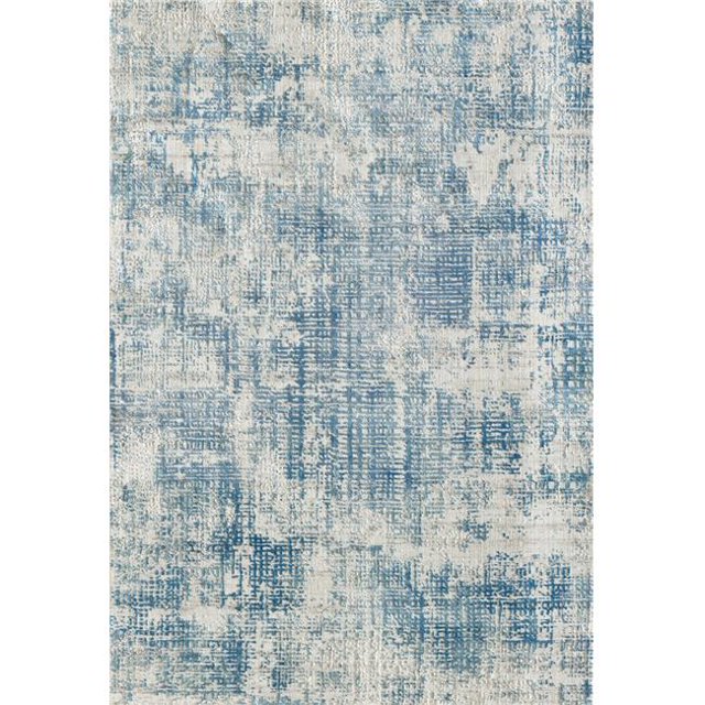 Dynamic Rugs QU71027035150 6 ft. 7 in. x 9 ft. 6 in. Quartz 27035 Rectangle Traditional Rug - 150 Blue