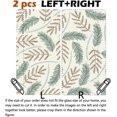 thumbnail image 4 of Beige Privacy Film for Glass Windows, Two Way Covering Window Clings Cling Static (W) 23.6In X (H) 39.4In (L+R,2Pcs), 4 of 7