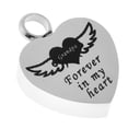 thumbnail image 1 of Collar conmemorativo de recuerdo con colgante "Mi mente siempre estará en mi corazón", 1 of 9