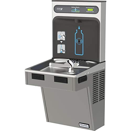 Halsey Taylor HTHB-HAC8PV-NF Water Cooler with HydroBoost Water Refilling Station, Light Gray