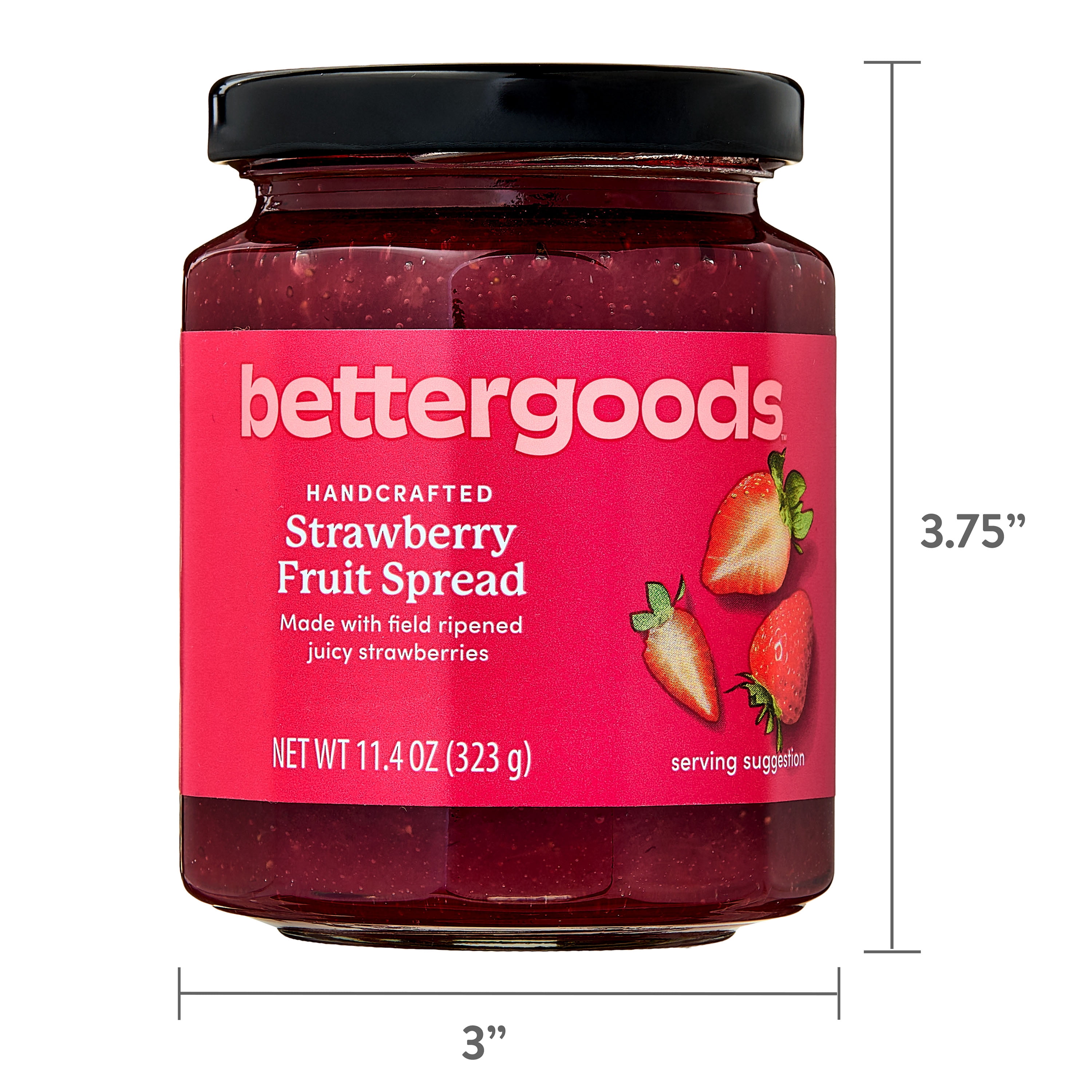 bettergoods Strawberry Fruit Spread, 11.4 oz
