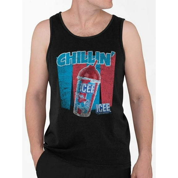 Chillin' ICEE Trendy Drink - Retro Beverage Graphic Men's Tank Top