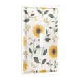 thumbnail image 2 of Yayeee Toggle Light Switch Wall Plate 1-Gang 4.5"x2.7" Home Decorative Outlet Cover, Sunflower Pattern, 2 of 7