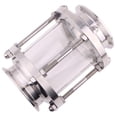 thumbnail image 1 of DERNORD In-Line Sight Glass with Clamp End,Flow Sanitary Straight Sight Glass SUS316 3 Inch Tri Clamp Type (Flow Pipe OD 76MM), 1 of 6
