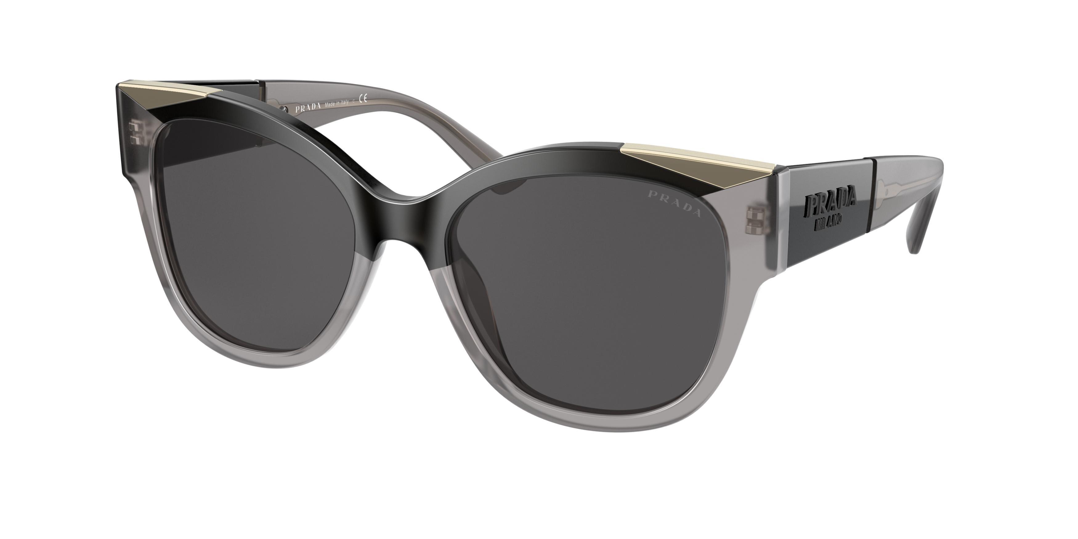 GUCCI GG1028SK 006 Rectangular Injection Black Grey 56 mm 