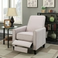 thumbnail image 2 of Nathaniel Home Linen Push Back Recliner-Color:Beige, 2 of 5