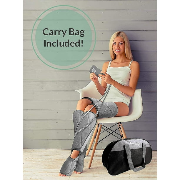 Leg Massager For Circulation - Foot And Calf Massager, Air Compression Leg Wraps Massage Boots Machine For Home Use Leg Massage - Scd Machine For CalfYOUYOU