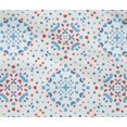 thumbnail image 4 of oneOone Cotton Flex Medium Blue Fabric Dot|Heart & Shapes Geometric Sewing Material Print Fabric By The Yard 40 Inch Wide, 4 of 4