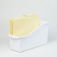 thumbnail image 6 of Pen+Gear Plastic Desktop Book Organizer Bin, Arctic White, 6-Pack, 6 of 10