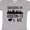thumbnail image 4 of Inktastic Houston Texas Someone Loves Me Skyline Boys or Girls Baby Bodysuit, 4 of 5