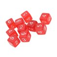 thumbnail image 1 of Dices, 30PCS  Cubes Right Angle Transparent Colored Plastic 6 Sided Dices For Games, 1 of 8