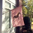 thumbnail image 2 of Carolines Treasures BB7906CHF Drapeau de Maison en Toile à Carreaux Roses Percheron, 2 of 4
