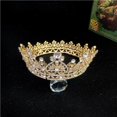 thumbnail image 2 of Queen Crown for Women Rhinestone Wedding Crown DIY Prop Craftsmanship Rhinestones Tiara Costume Party Hair Accessories for Birthday Pageant Prom Type 2, 2 of 9
