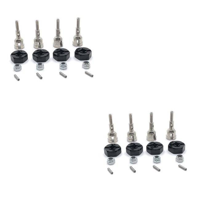 Vogacara RC Car Axle Cup Adaptador de 12 mm Modelo 1/18 Escala Regalos duraderos Accesorios de actualización Reemplazo de refuerzo para WLtoys Type3 NO3 Vogacara CBP202731