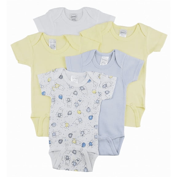 Bambini Short Sleeve One Piece 5 Pack