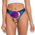 thumbnail image 1 of Fotbe Magic Mushrooms ,Fireflies Tanga Sin Costuras para Mujer con Estampado – Panties Invisibles, Transpirables y Cómodos para Uso Diario-Large, 1 of 6