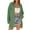 Z2-Green-fall sweatshirts for women, variant on Frostluinai Womens Oversized Button Down Shirts Long Sleeve Lapel Collar Waffle T Shirts Solid Casual Loose Fall Cardigans with Pockets