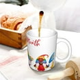 thumbnail image 3 of Yiaed Lgbt Gnome Print Ceramics Coffee,Large Handle Design,Extra Large Tea and Coffee Cup for Office and Home Mugs, 3 of 6