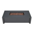 thumbnail image 6 of Bowery Hill Contemporary 52" x 26" Aluminum Propane Fire Table in Gray, 6 of 7