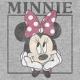 thumbnail image 2 of Toddler's Mickey & Friends Distressed Cute Minnie Portrait  Graphic Tee Athletic Heather 5T, 2 of 3