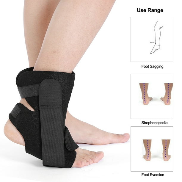 Orthosis Brace Support, Comfortable Black Ankle Strap Support