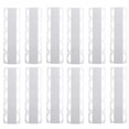 thumbnail image 1 of MasteelfCA 200pcs Self Adhesive Hanging Tabs Hooks Clear Plastic Display Hand Tabs Slot Hole Tab, 1 of 7