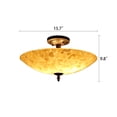 thumbnail image 3 of RADIANCE Goods Mosaic 2 Light Semi-Flush Ceiling Fixture 16" Shade, 3 of 6