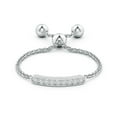 thumbnail image 2 of ANGARA Natural 0.07 Ct. Diamond Stackable Ring in 14K White Gold for Women (Ring Size: 10), 2 of 9