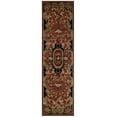 thumbnail image 2 of SAFAVIEH Classic Chandler Oriental Wool Runner Rug, Burgundy/Black, 2'3" x 10', 2 of 8
