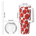 thumbnail image 4 of Pofeuu Hand Drawn Tomatoes Print 40oz Ice Bully With Handle And Straw Stainless Steel Vacuum Insulated Cup And 2 In 1 Straw Lid, 4 of 8