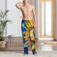 thumbnail image 6 of Fotbe vintage Starry Sunflower Men's Pajama Pants,Sleepwear Pants,Pj Bottoms Drawstring And Pockets-Large, 6 of 7