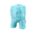 thumbnail image 4 of Piedra Natural, Elefante, 2 Pulgadas, Jade Natural, Tallado, artículos de colección, artículos de decoración para el hogar y la Oficina, decoración, Buena Suerte(01#) para madres Higoodz Artesanía, 4 of 7