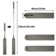 thumbnail image 2 of Armscye 5 Pcs Retractable Gap Dust Cleaner Cleaning Tools with 3 Microfiber Dusting Cloths,53 inches Long Handle Retractable Under Appliances Duster Brush for Cleaning Furniture Couch Fridge, 2 of 7