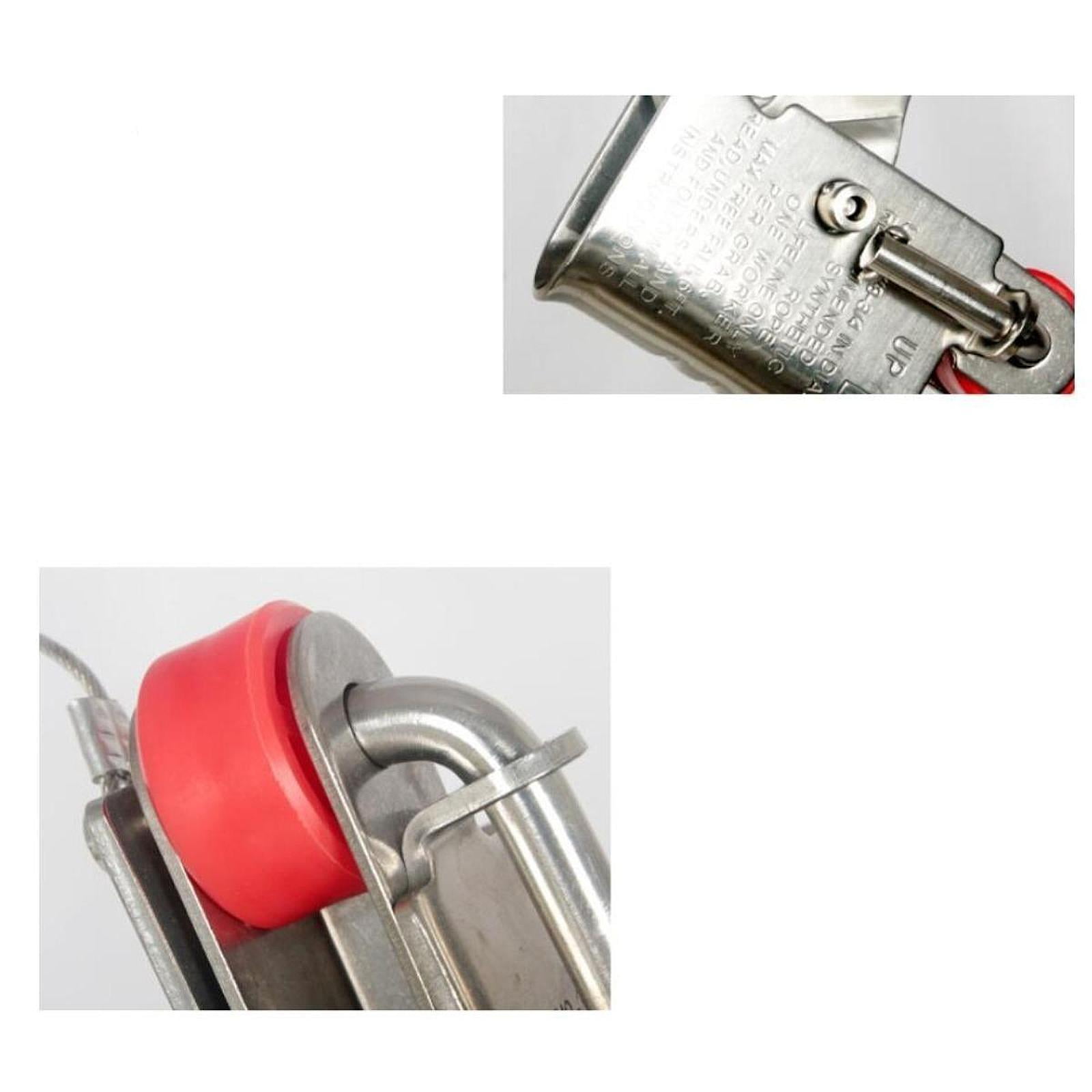 figatia Rope Grab Rope Protector for 1.6cm - 1.8cm Rope Arrest Ascender Fall Protection for Pulley Mountaineering Arborist Rappelling