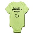 thumbnail image 1 of CafePress - Relax My Godmother Is A Nurse Body Suit - Baby Light Bodysuit, 1 of 1