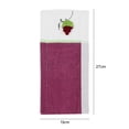 thumbnail image 4 of YAOMOBB Manchon de Réfrigérateur en Tissu Réutilisable Motif Raisin Double Porte Outil de Maison, 4 of 6