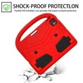 thumbnail image 5 of Allytechgroup Kids Case for Apple iPad Air 11 Inch M3 M2 2025/2024/ iPad Pro 11 M4 2024, Soft EVA Rubber Lightweight Handle Foldable Stand Heavy Duty Protection Kids Friendly Tablet Case,Red, 5 of 11
