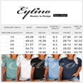 thumbnail image 3 of CHOK Hauts Grande Taille pour Femmes à Volants Manches Courtes Col Rond Été Décontracté T-Shirts Blouse (1X-5X), 3 of 5