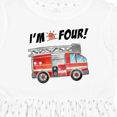 thumbnail image 4 of Inktastic I'm 4 Fire Truck 4th Birthday Girls Toddler Dress, 4 of 5