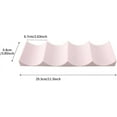 thumbnail image 4 of Nvzi Wine Rack Countertops Display Stand Kitchen Storage Can Bottle Holder Modern Wave Shape Anti Slip Table Top Home Fridge Shelf European Style Champagne Jar Organizer Space Saving(1pcLight Pink), 4 of 5