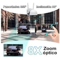 thumbnail image 3 of Cámara de Seguridad Exterior Zinker 8mp Doble Lente Zoom 8x ONVIF Ptz Wifi, 3 of 9