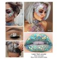 thumbnail image 3 of 9 Color Glow Eyeshadow Sequin Mermaid Sequin Body Glitter Gel, Glitter Liquid Eyeshadow Makeup Long Lasting, 3 of 4